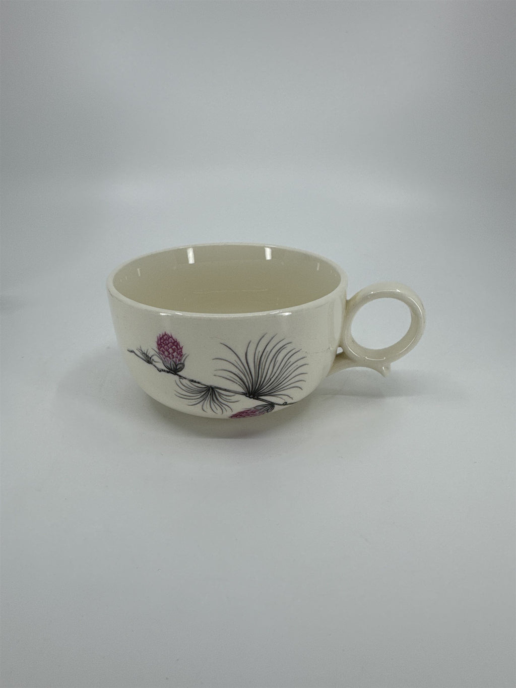 Vintage Alleghenyware Canonsburg Pottery Co. Wild Clover USA Tea Coffee Cup