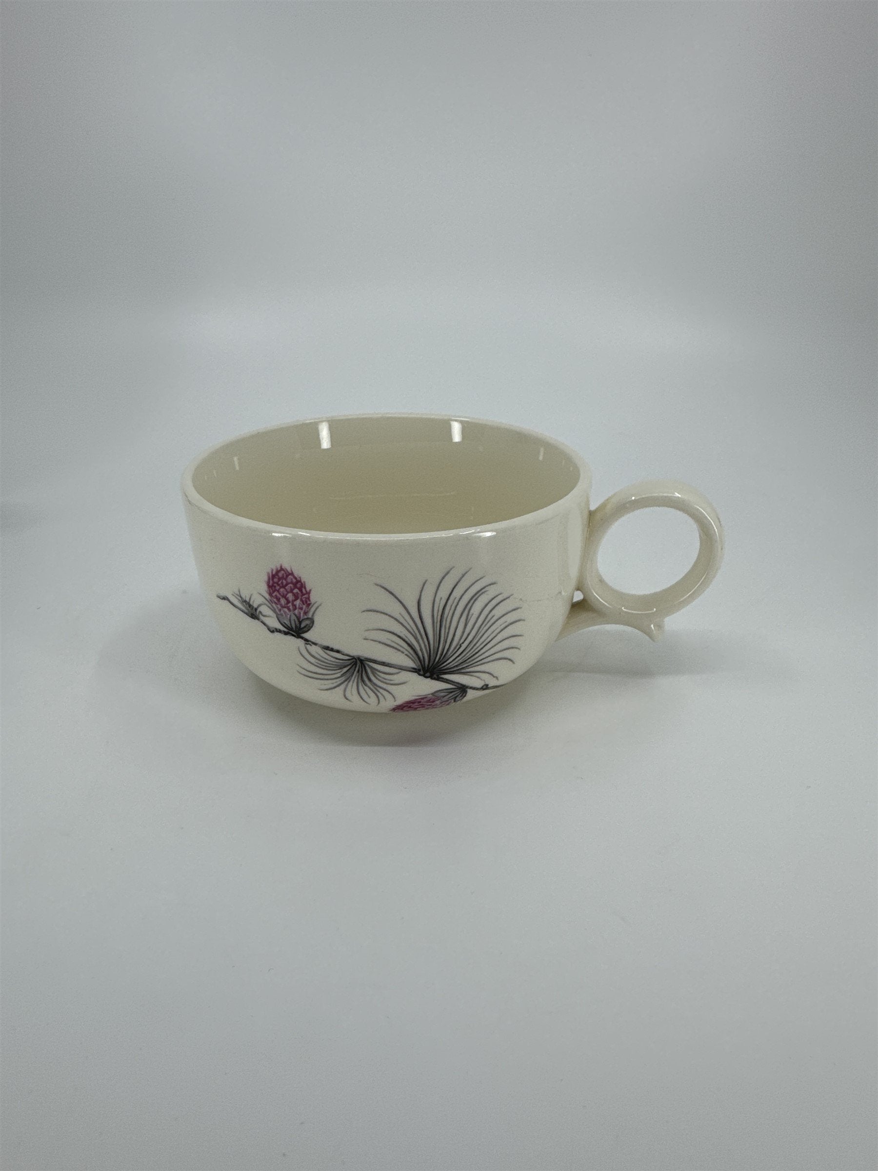 Vintage Alleghenyware Canonsburg Pottery Co. Wild Clover USA Tea Coffee Cup