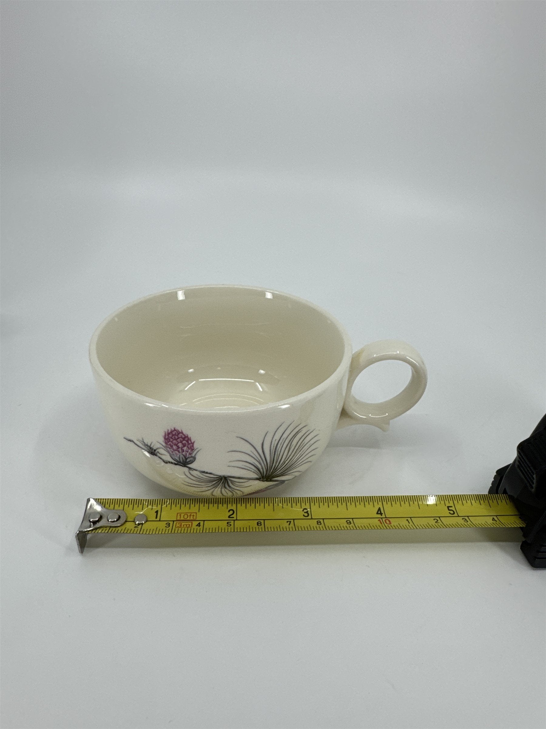 Vintage Alleghenyware Canonsburg Pottery Co. Wild Clover USA Tea Coffee Cup