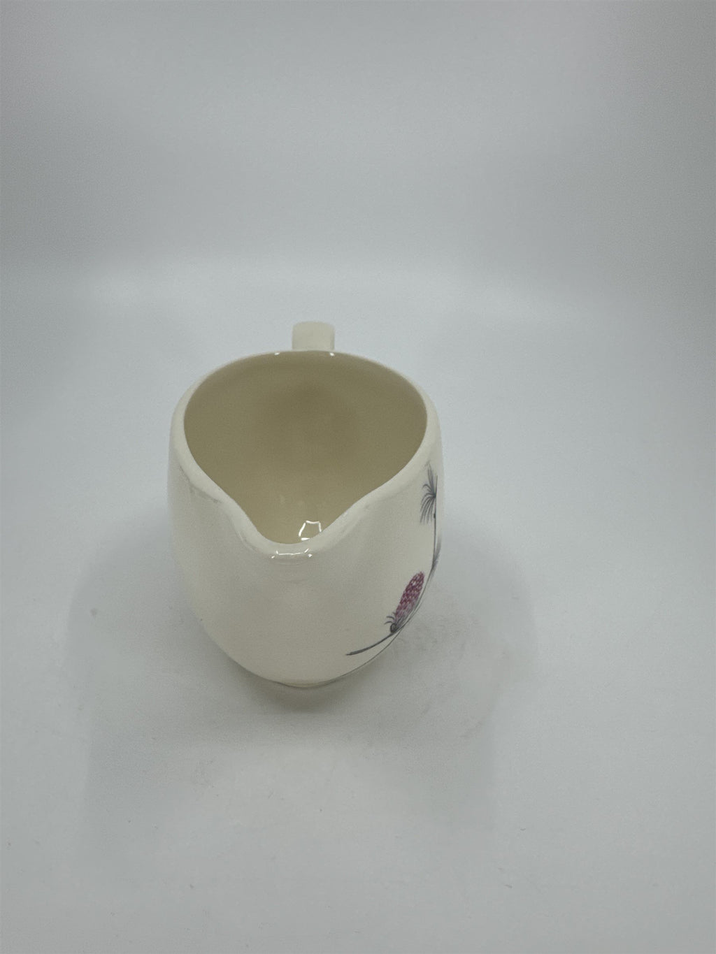 Vintage Alleghenyware Canonsburg Pottery Co. Wild Clover USA Creamer Gravy Coupe