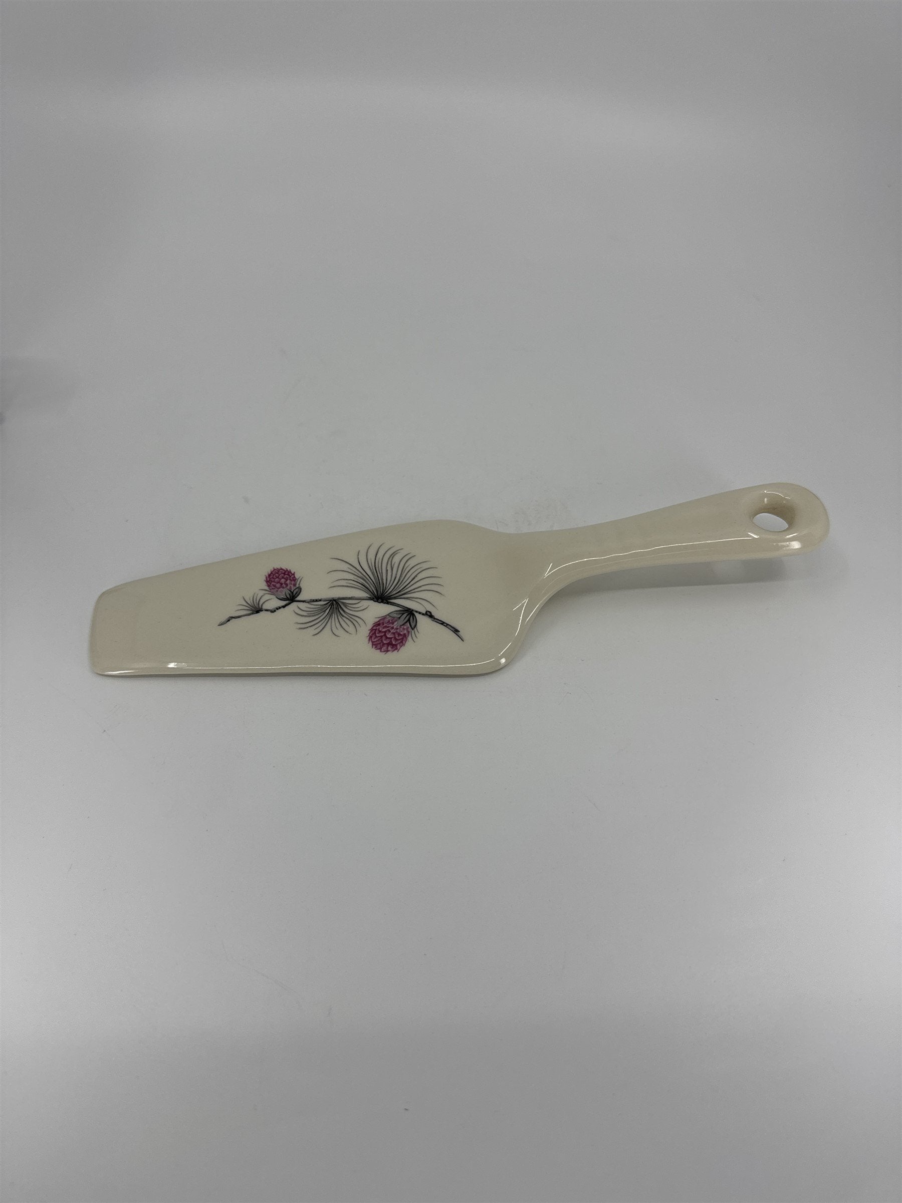 Vintage Alleghenyware Canonsburg Pottery Co. Wild Clover USA Pie/Cake Server