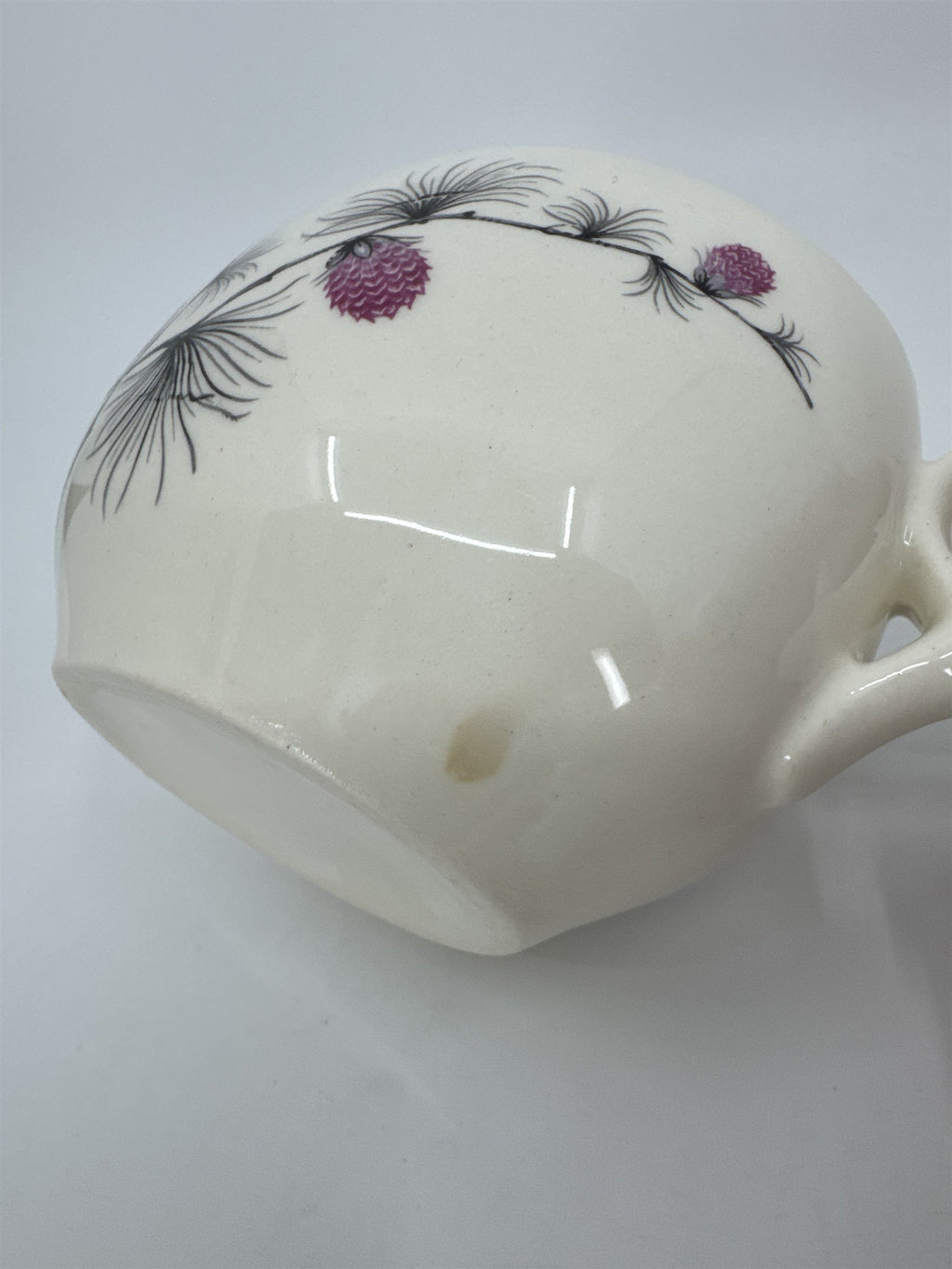 Vintage Alleghenyware Canonsburg Pottery Co. Wild Clover USA Sugar Bowl & Lid