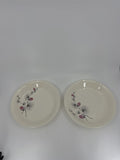 Set of 2 Vintage Alleghenyware Canonsburg Pottery Co. Wild Clover USA Bread Bowl