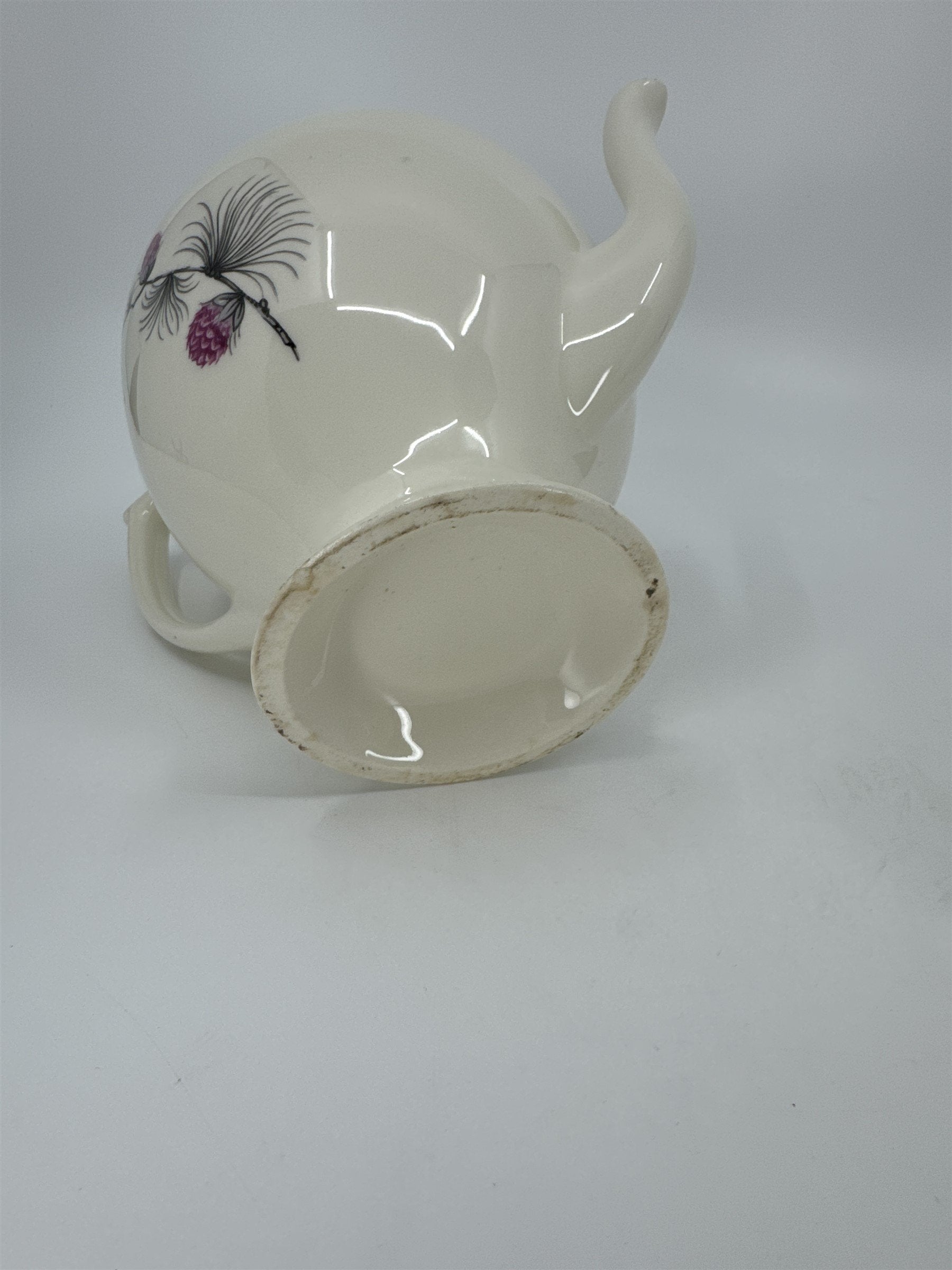 Vintage Alleghenyware Canonsburg Pottery Co. Wild Clover USA Lidded Teapot