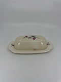Vintage Alleghenyware Canonsburg Pottery Co. Wild Clover USA Butter Dish (Burns)