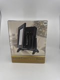 Elegant Jewelry Cabinet With Mirror Compact Table Top Jewelry Box Black