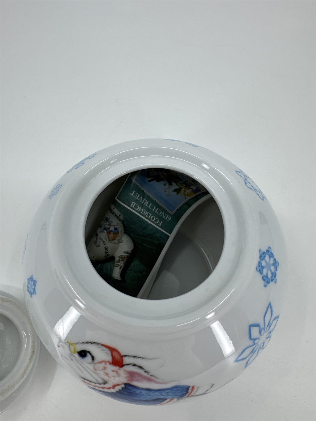 Cardew Design England Paul Cardew Alice in Wonderland Rabbit Sugar Covered Dish