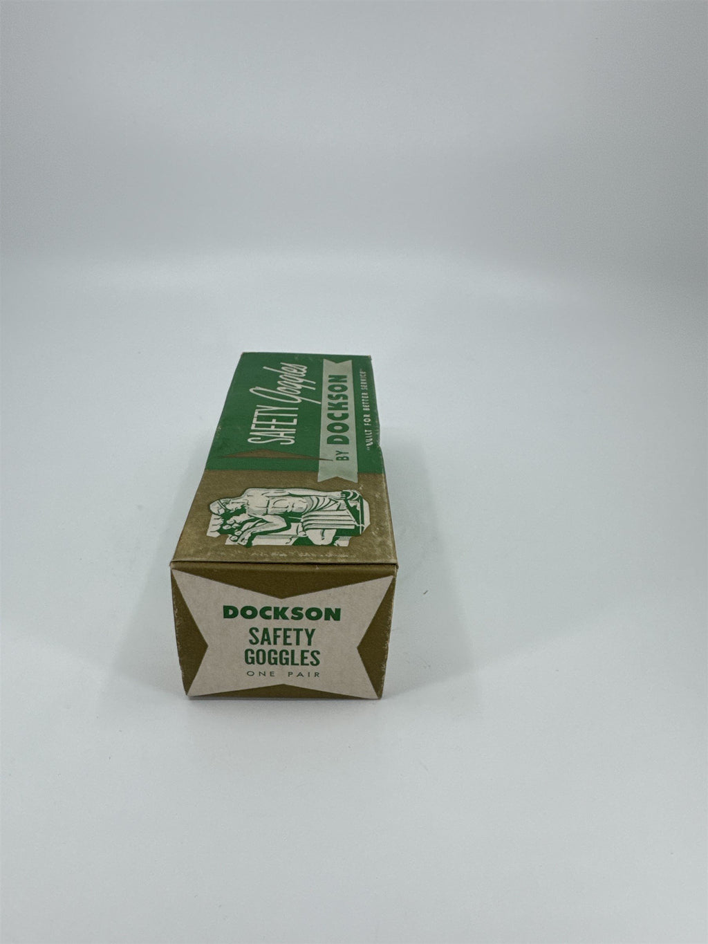 Empty Box for Safety Goggles by Dockson Detroit Michigan Vintage Empty Box