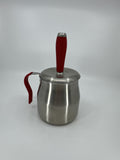 Cook's Essentials 4 Cup BBQ Stainless Steel Sauce Pot /w Silicone Basting Brush