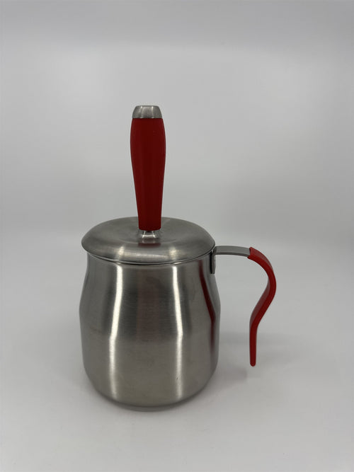 Cook's Essentials 4 Cup BBQ Stainless Steel Sauce Pot /w Silicone Basting Brush
