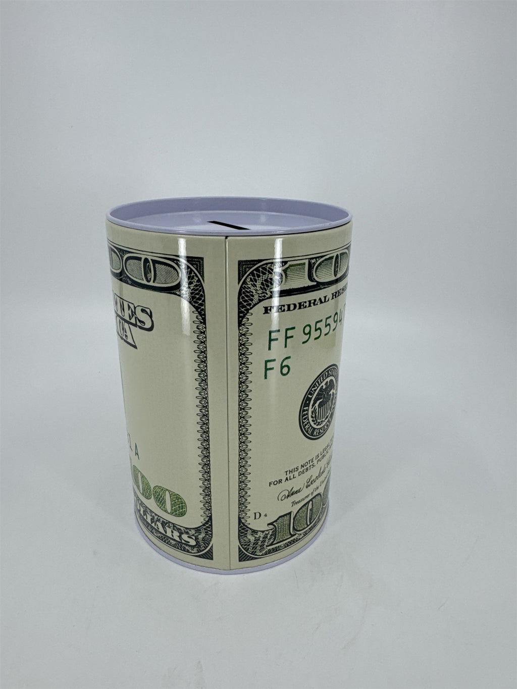 Tin Money Piggy Bank Savings 6" Ben Franklin Coin Jar Box Saver Great for Kids!