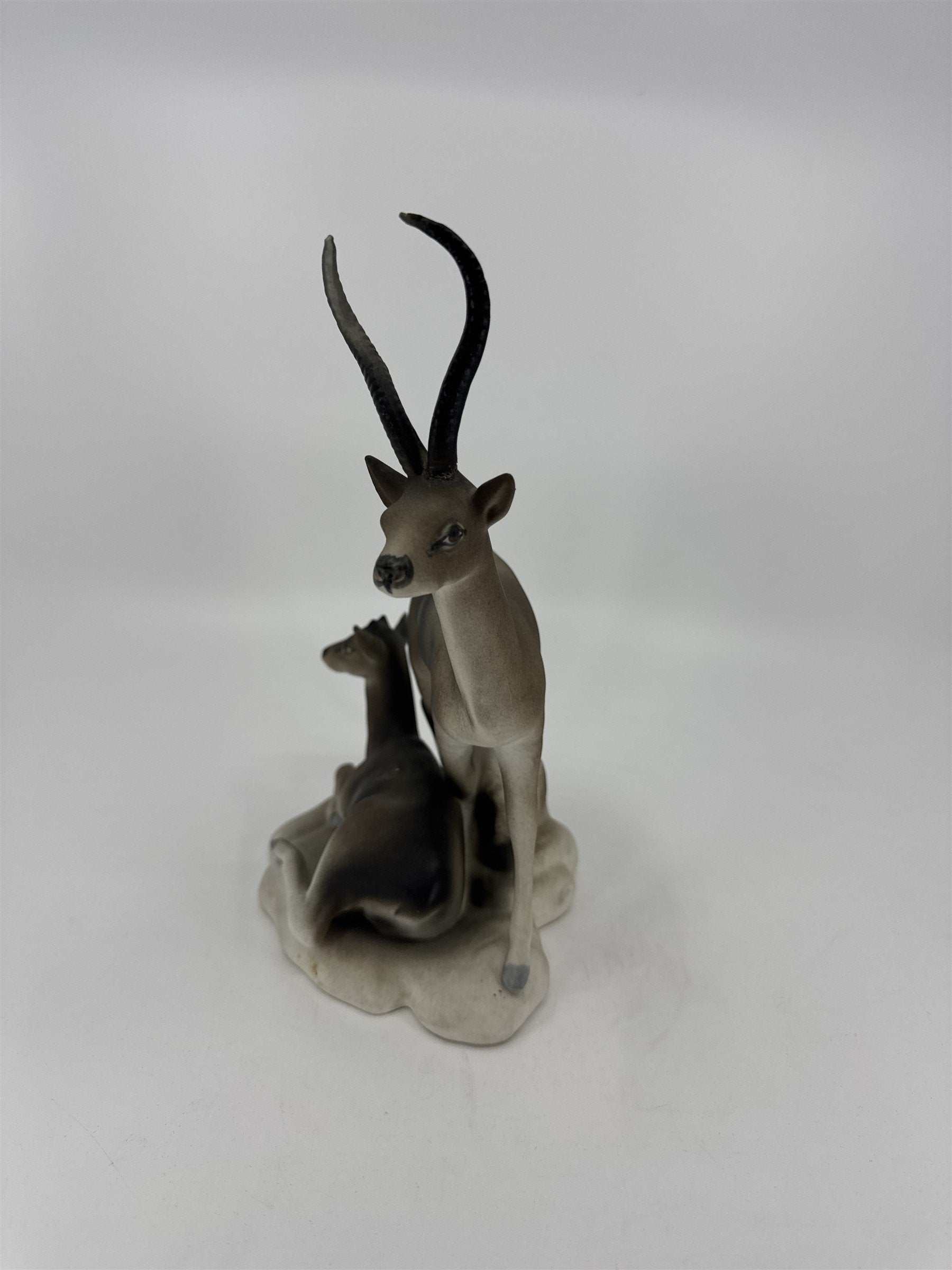Vintage Tito Made in Spain Antelope Baby Figurine REPAIRED Ceramic Art