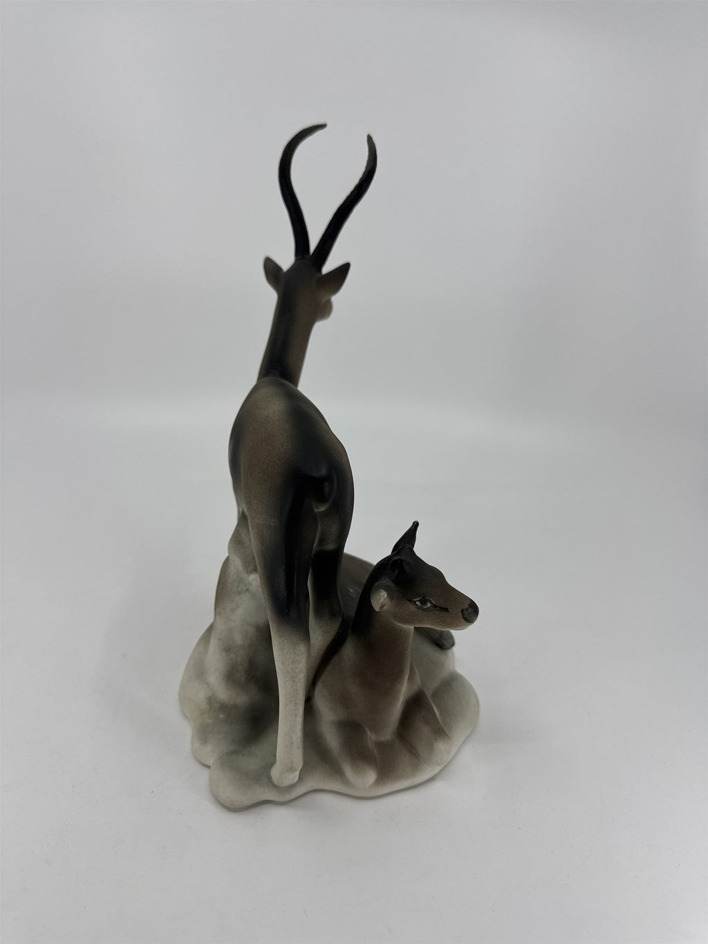 Vintage Tito Made in Spain Antelope Baby Figurine REPAIRED Ceramic Art
