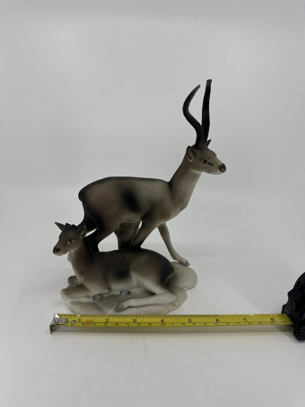 Vintage Tito Made in Spain Antelope Baby Figurine REPAIRED Ceramic Art