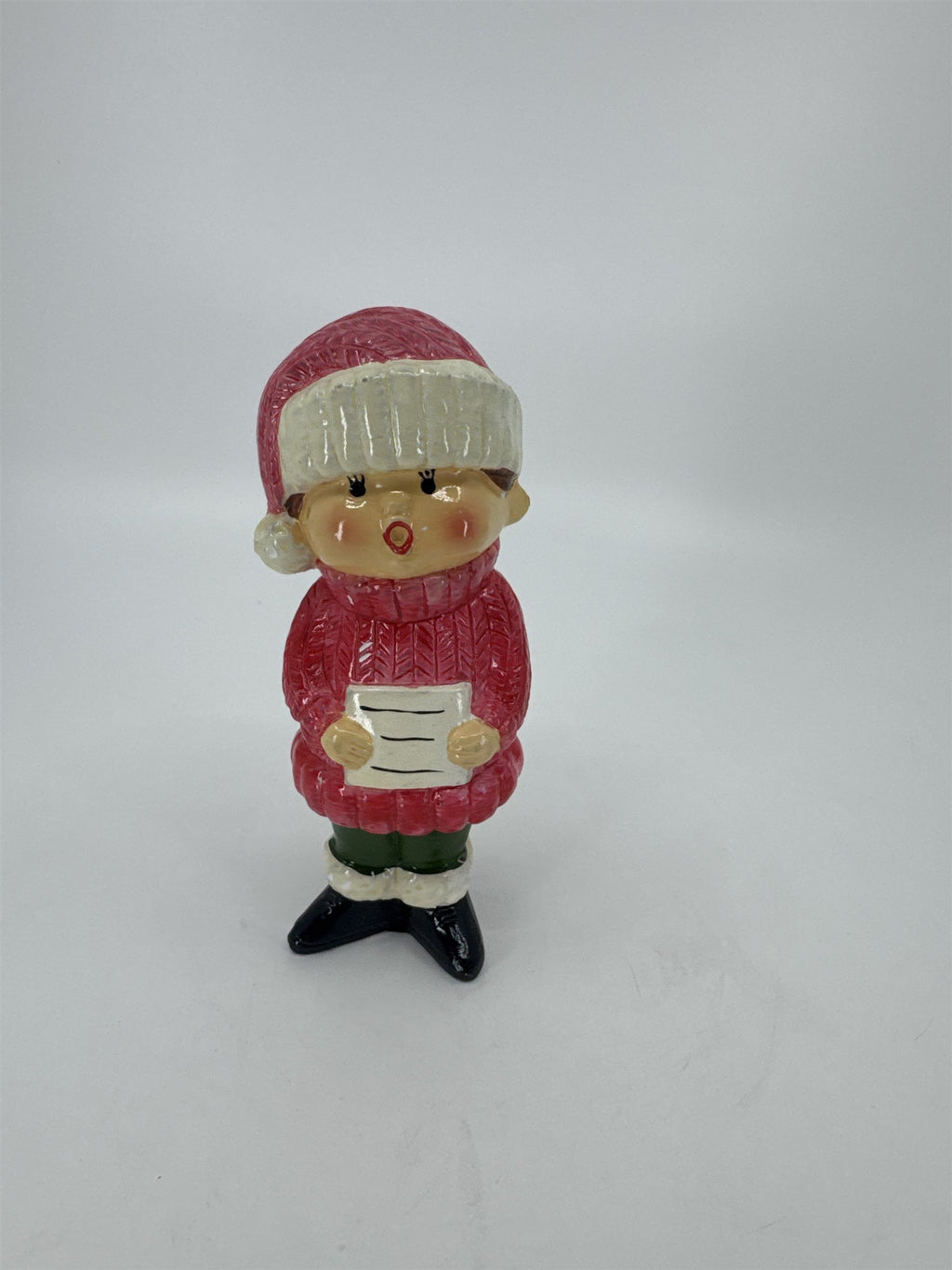 RB Made in Japan Christmas Caroler Figurine