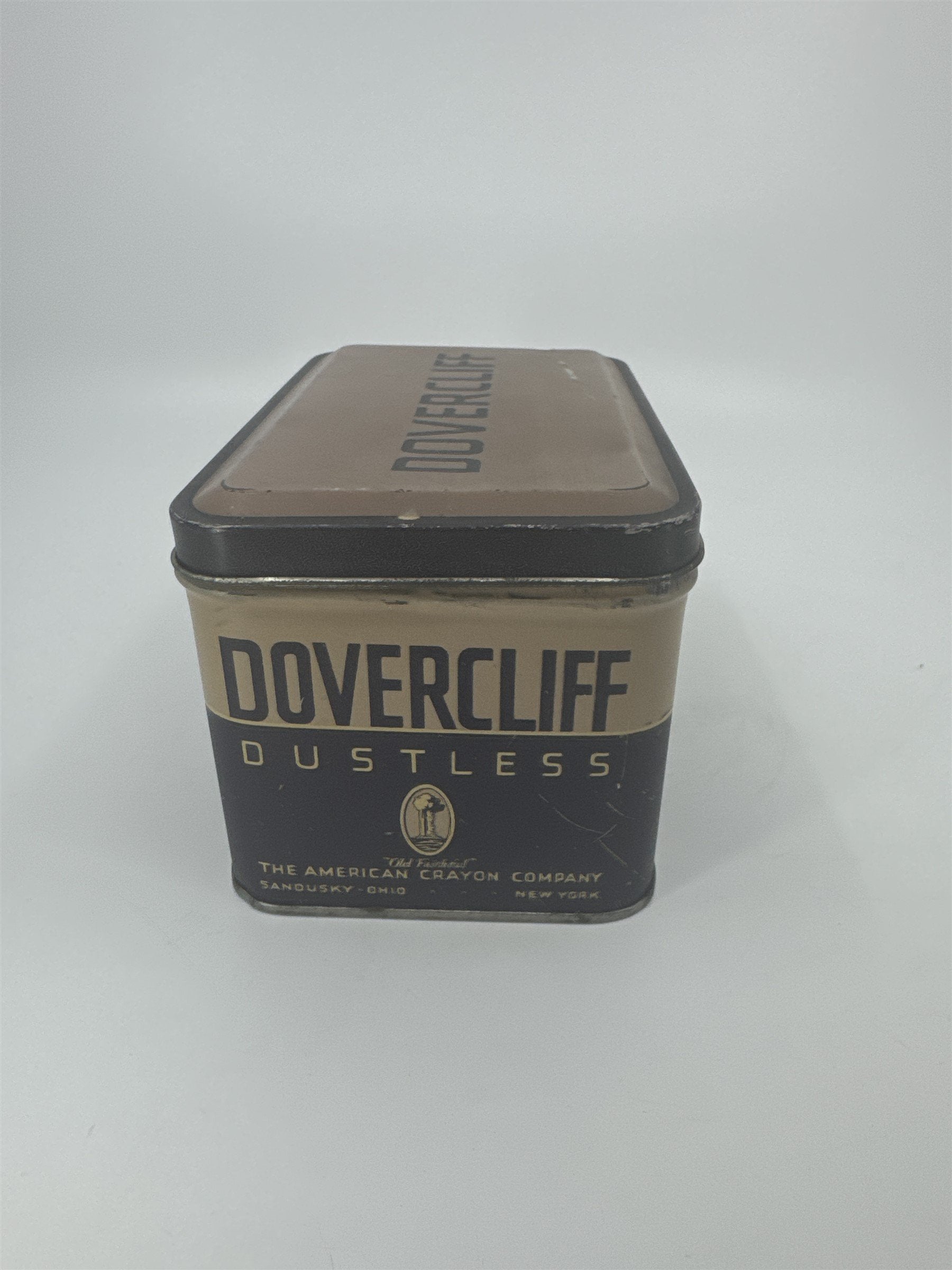 Vintage Dovercliff Dustless Old Faithful The American Crayon Company Ohio NY Tin