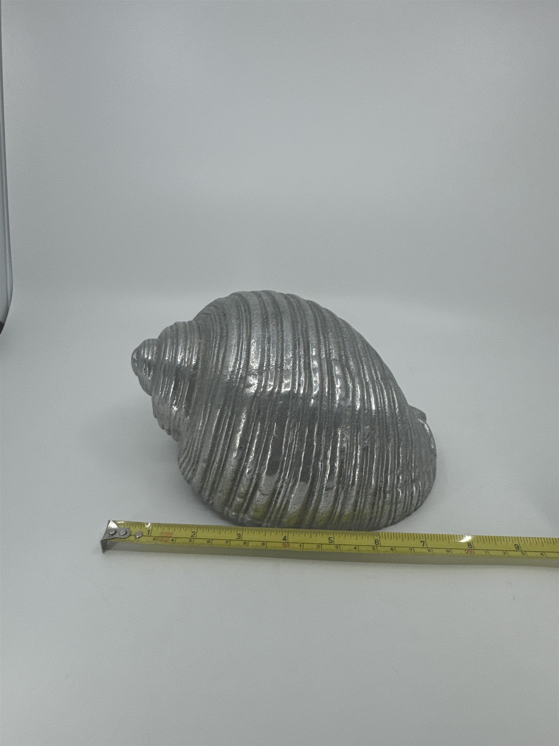 Metal Triton Conch Seashell Sea Shell Sculpture Made in India