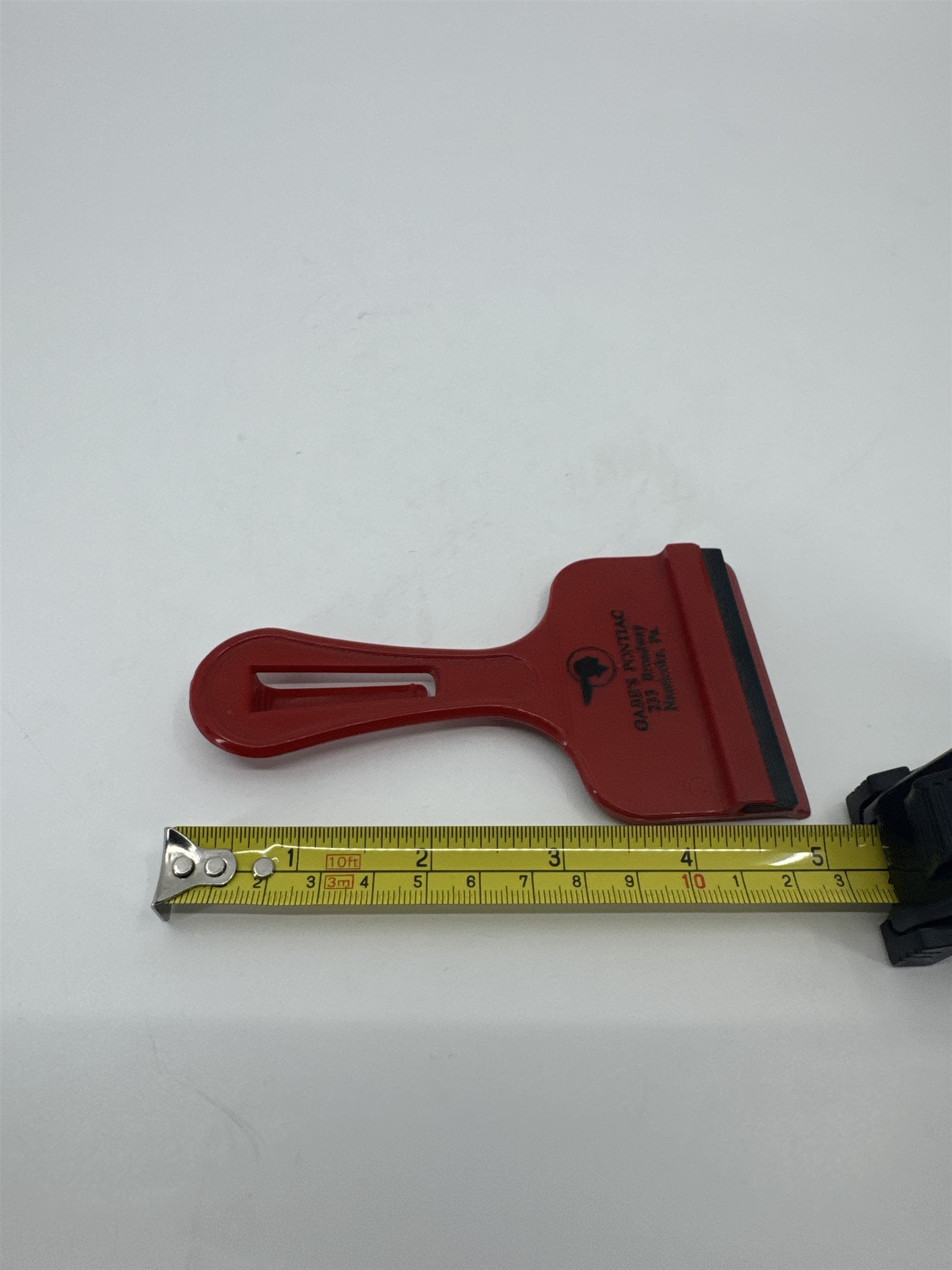 Vintage 60s Nanticoke PA Gabe's Pontiac Auto Car Dealership Promo Ice Scraper