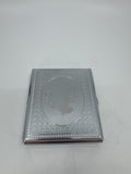 Gambler Cigarette Carrying Case Woman Smoking /w Bonnet Embossed Cigarette Case
