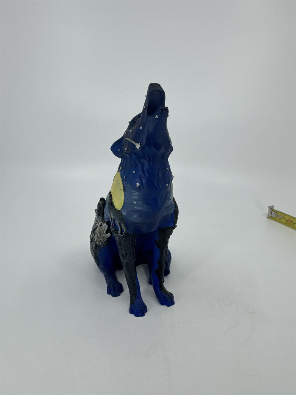 Call of the Wolf Figurine -Three Wolves Westland Giftware- Blue Night Sky Moon