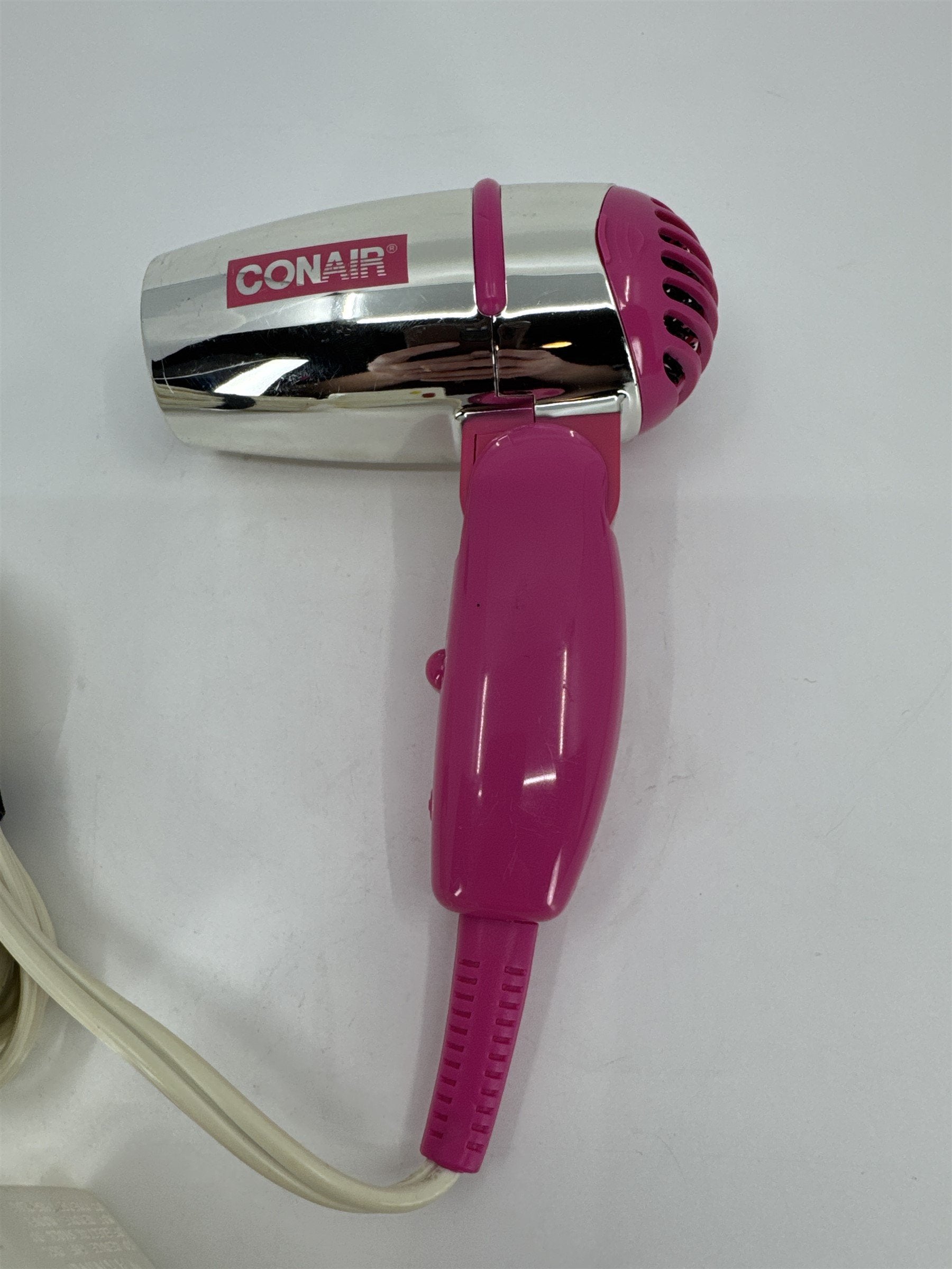 Mini Pink Conair Blow-dryer Model 054CSPW 125/250V AC 60Hz 800W Travel Hair Dry