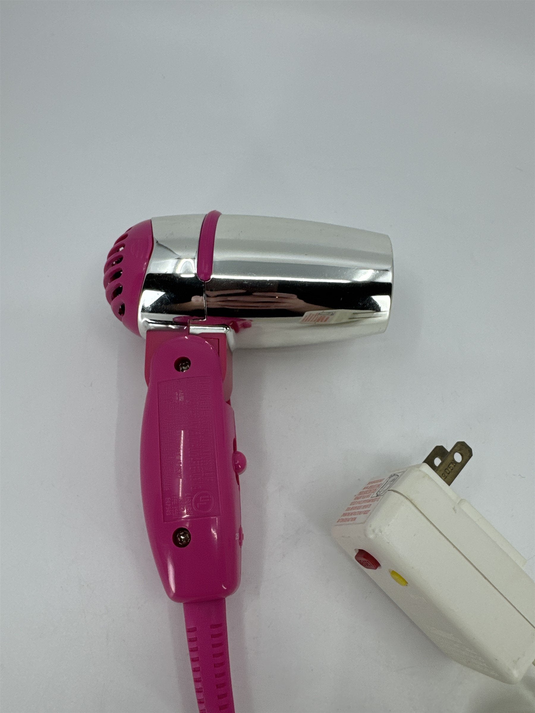 Mini Pink Conair Blow-dryer Model 054CSPW 125/250V AC 60Hz 800W Travel Hair Dry