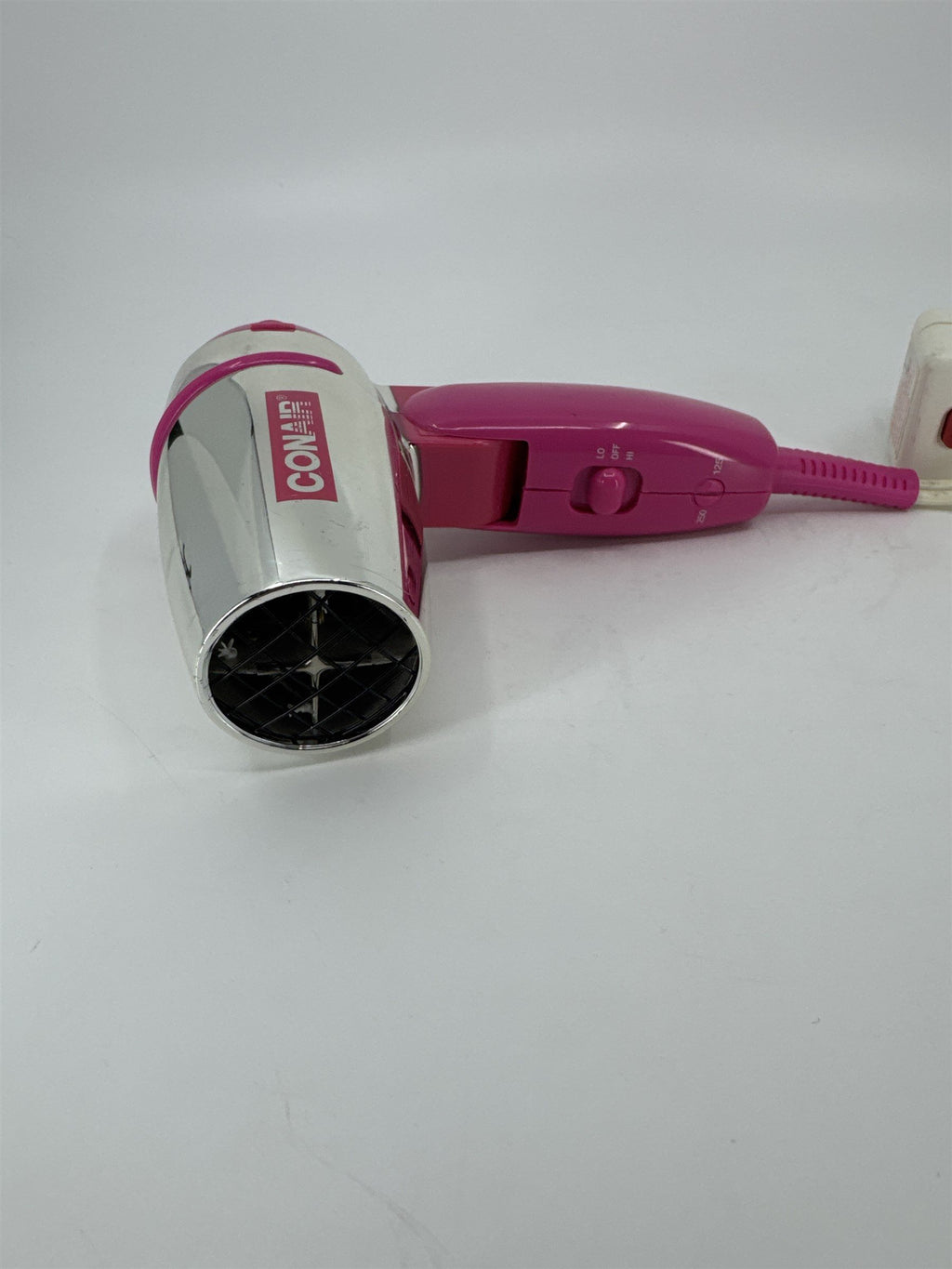 Mini Pink Conair Blow-dryer Model 054CSPW 125/250V AC 60Hz 800W Travel Hair Dry