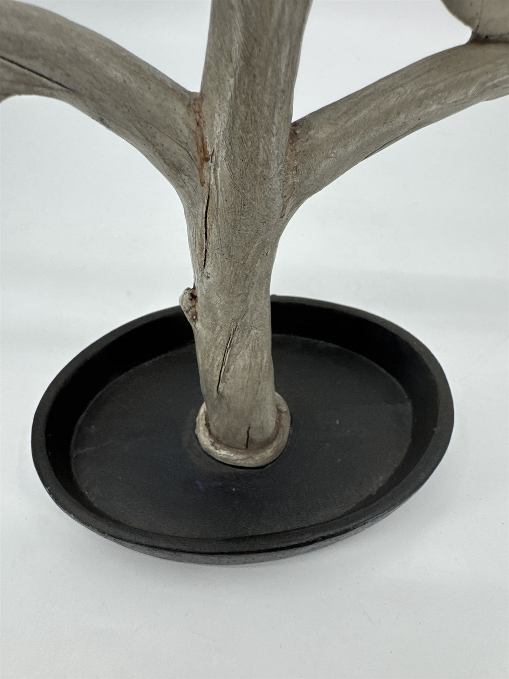 Vintage Resin Tree-Style Jewelry Dish /w Songbird and Several Hanging Branches