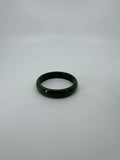 Vintage 3" Bakelite Bangle Bracelet Marbled Green Swirls Some Yellow