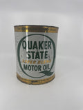 Vintage Empty Can of Quaker State SUPER BLEND SAE 10W-20W-30 HD Motor Oil Gallon