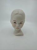 Vintage Holland Mold Pale Girl Bisque Head Bust of Child