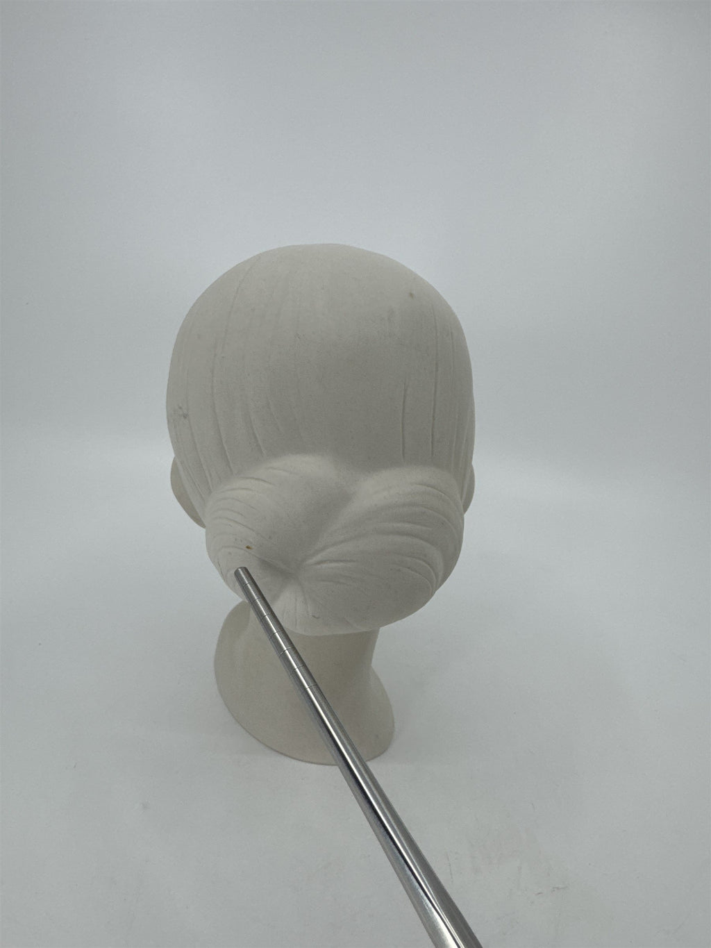Vintage Holland Mold Pale Girl Bisque Head Bust of Child