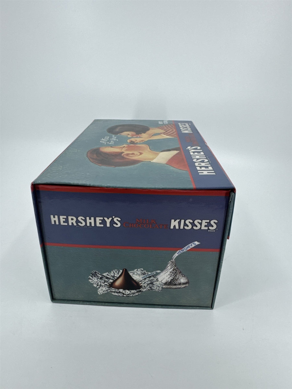 Vintage Hershey's Milk Chocolate Kisses 13oz Empty Box /w HERSHEY Recipe Cards