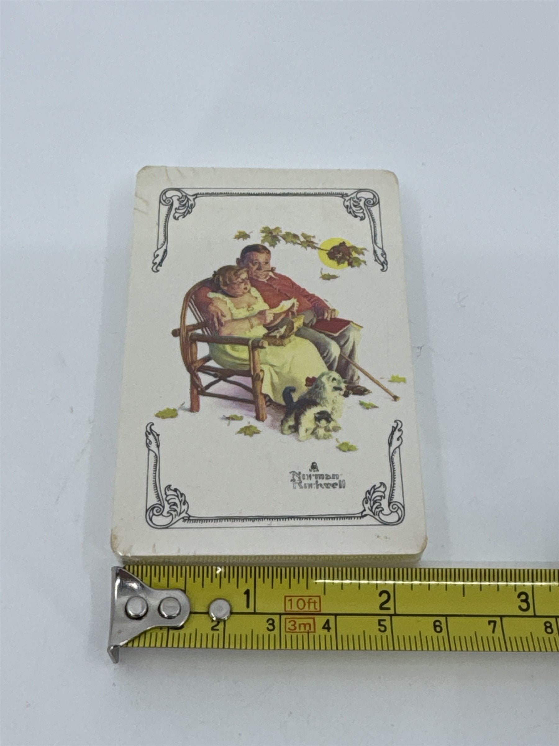 Vintage Norman Rockwell Playing Cards SEALED NOS Trump USA Cards Vintage Gift