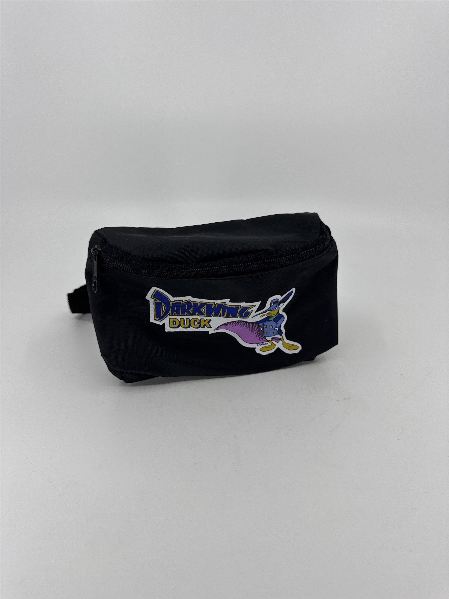 Vintage Disney Darkwing Duck Black Childs Fanny Pack Hip Bag 90s Kelloggs Prize