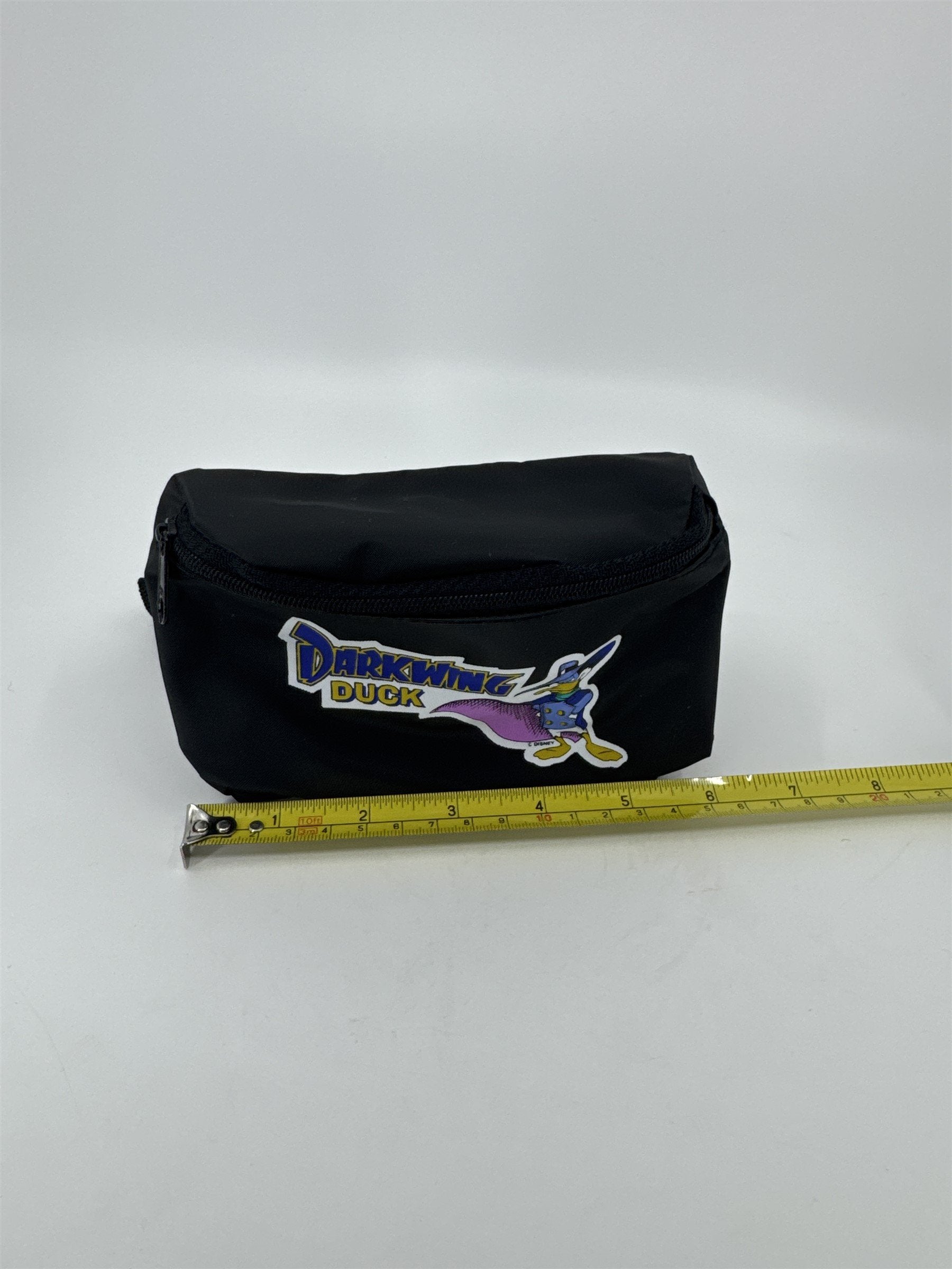 Vintage Disney Darkwing Duck Black Childs Fanny Pack Hip Bag 90s Kelloggs Prize