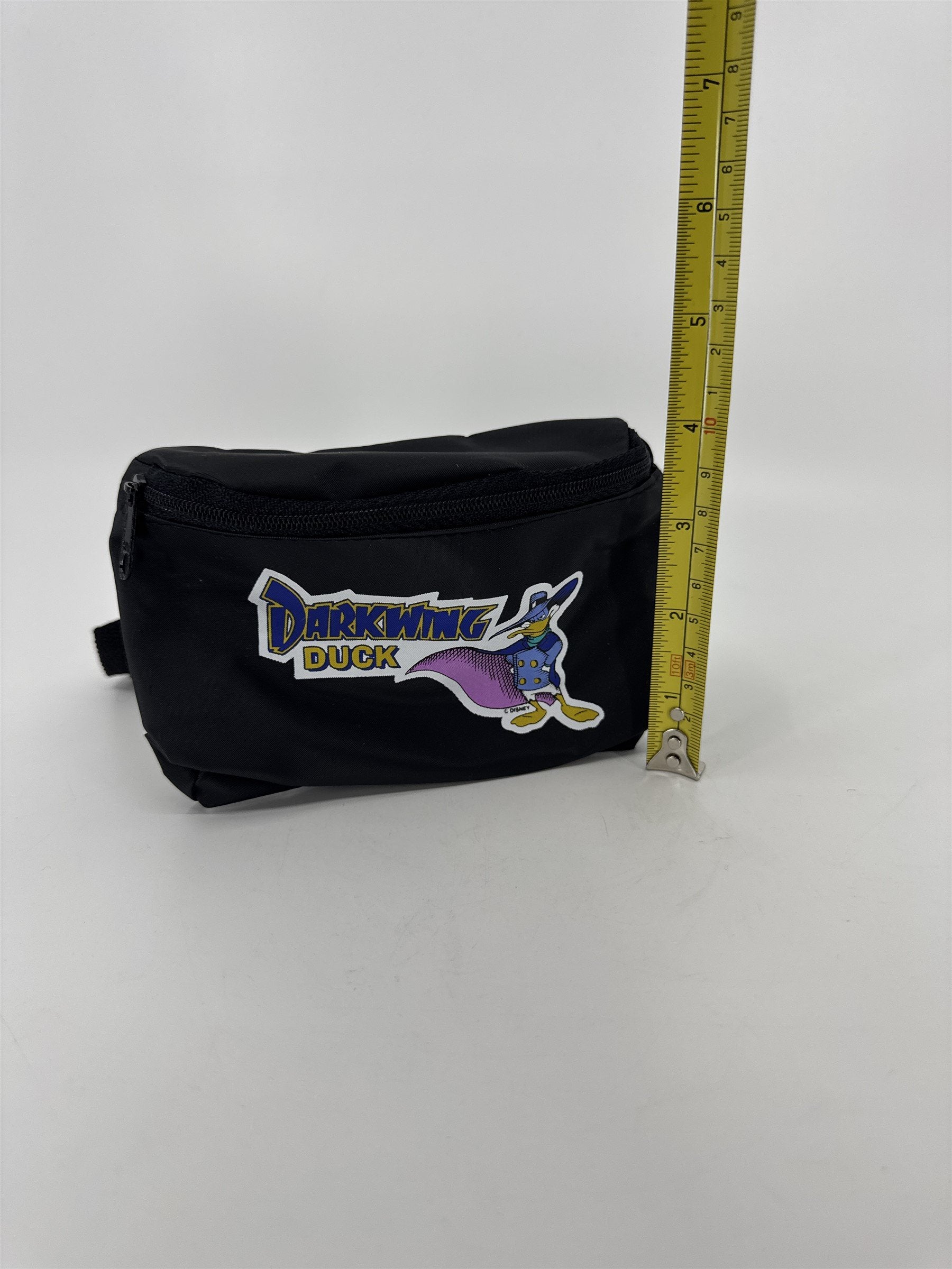 Vintage Disney Darkwing Duck Black Childs Fanny Pack Hip Bag 90s Kelloggs Prize