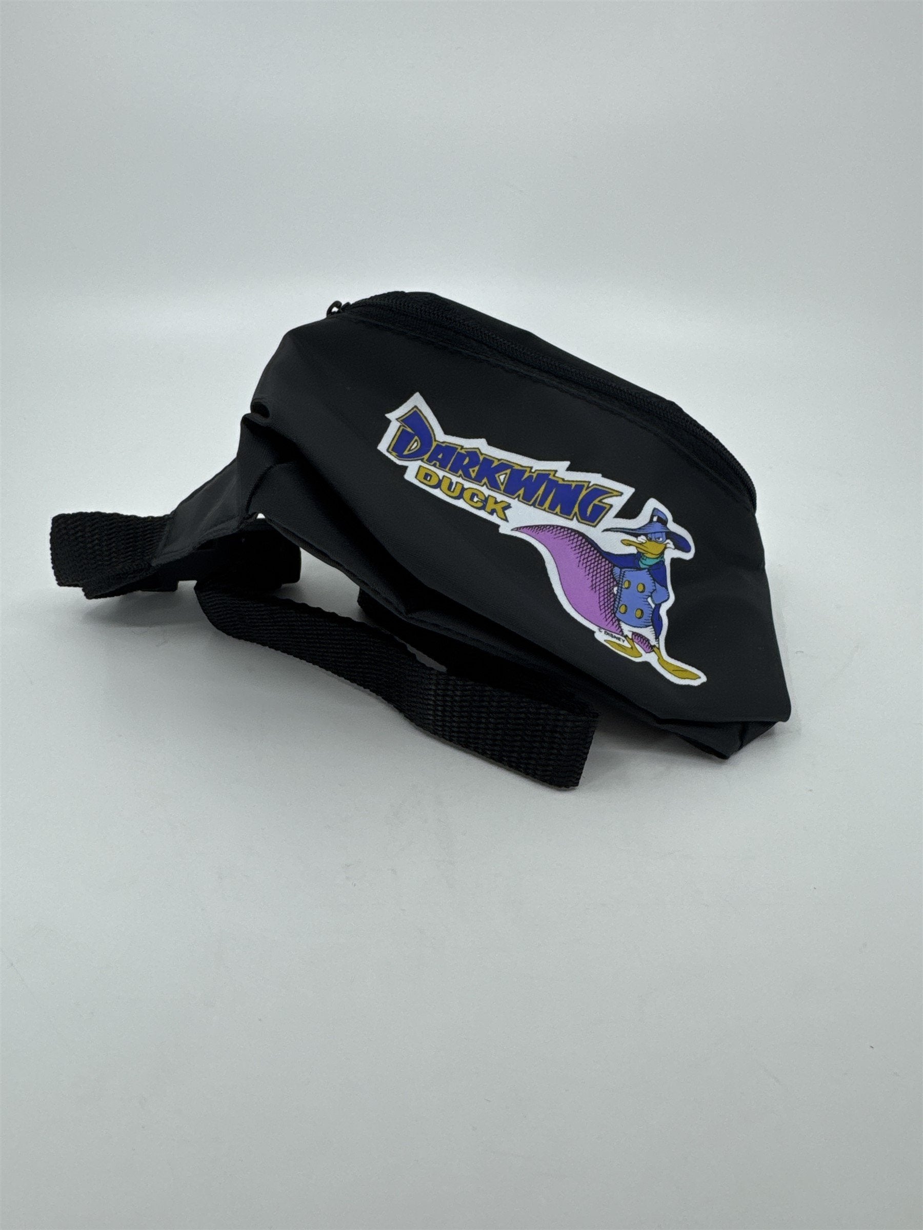 Vintage Disney Darkwing Duck Black Childs Fanny Pack Hip Bag 90s Kelloggs Prize