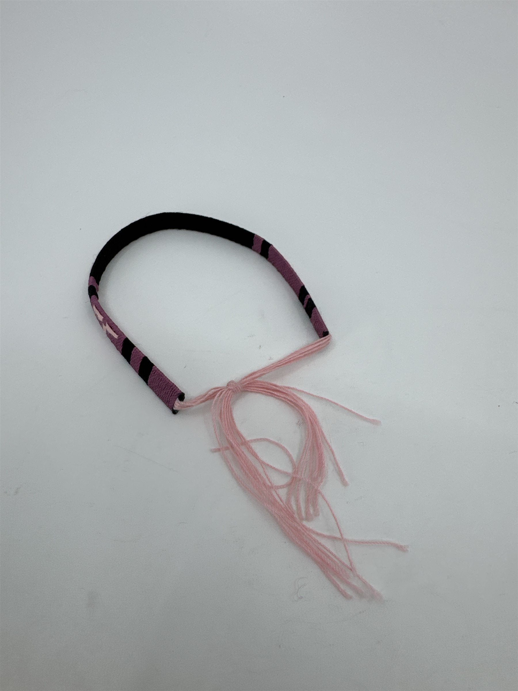 Vintage W.I.C.S. 1987 Wish Bracelet Pink Hang Loose Blessed Mystic Novelty Gift