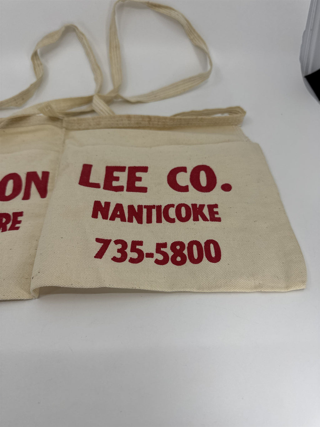 Vintage Lumber Yard Carpenter Advertising Apron Scouton Lee Co. PA NEPA