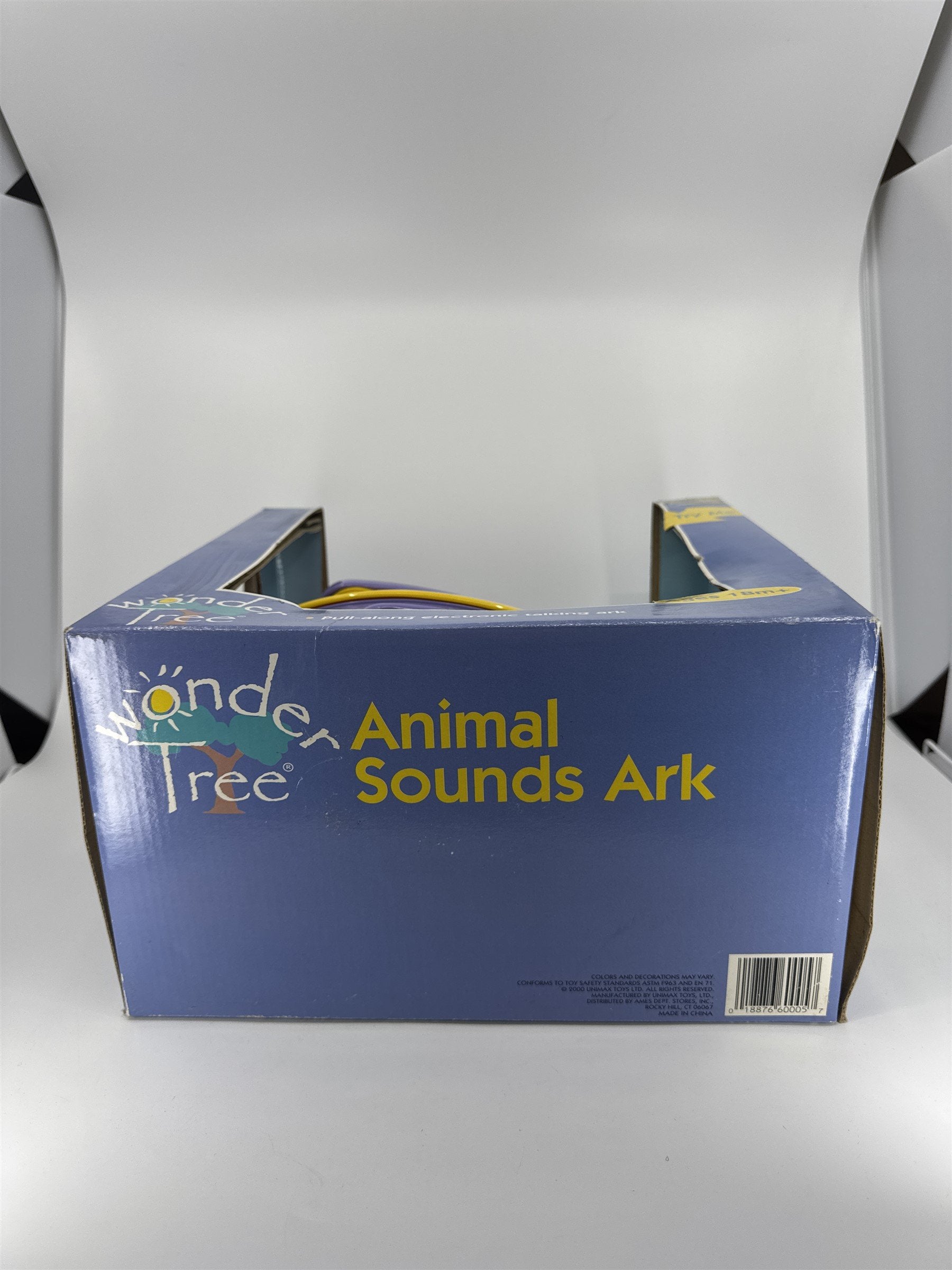 Vintage Wonder Tree Animal Sounds Ark Pull-Along Electric Talk Unimax Toys 2000