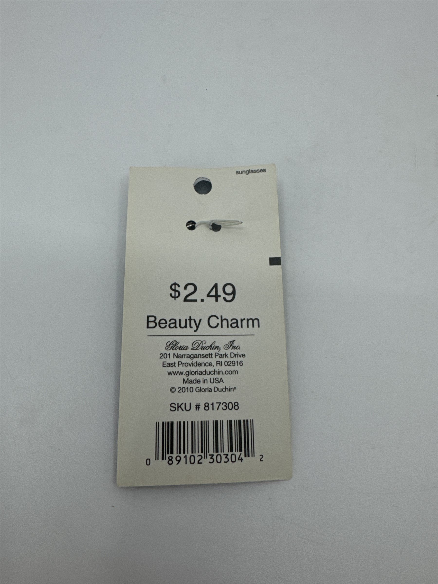 Gloria Duchin Sunglasses Beauty Charm Metal Made in USA NOS