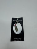 Gloria Duchin Lipstick Glitter Beauty Charm Metal Made in USA NOS
