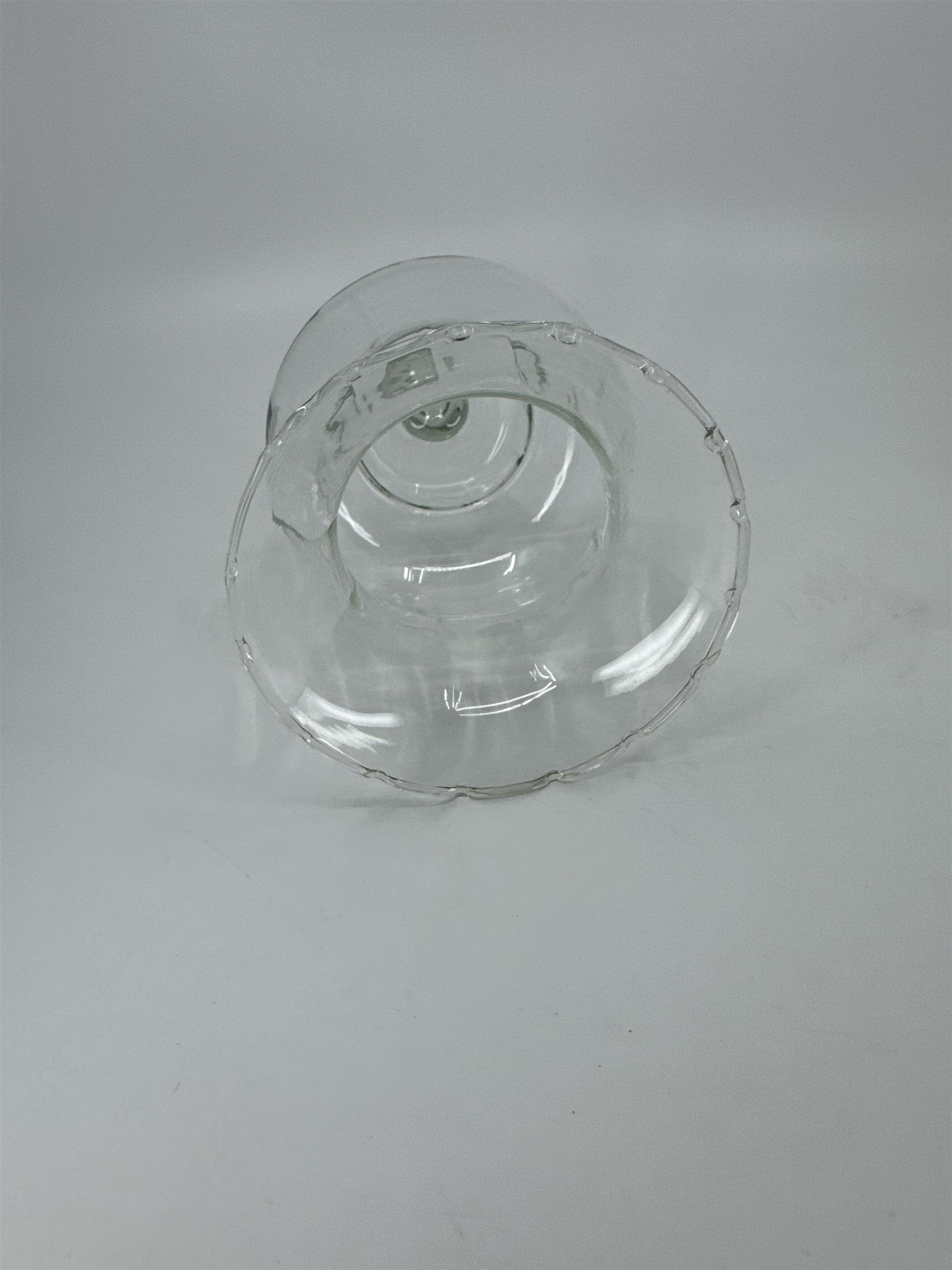 Vintage Homco Home Interiors Peg Votive Candle Holder Glass Dotted/Lipped Edges
