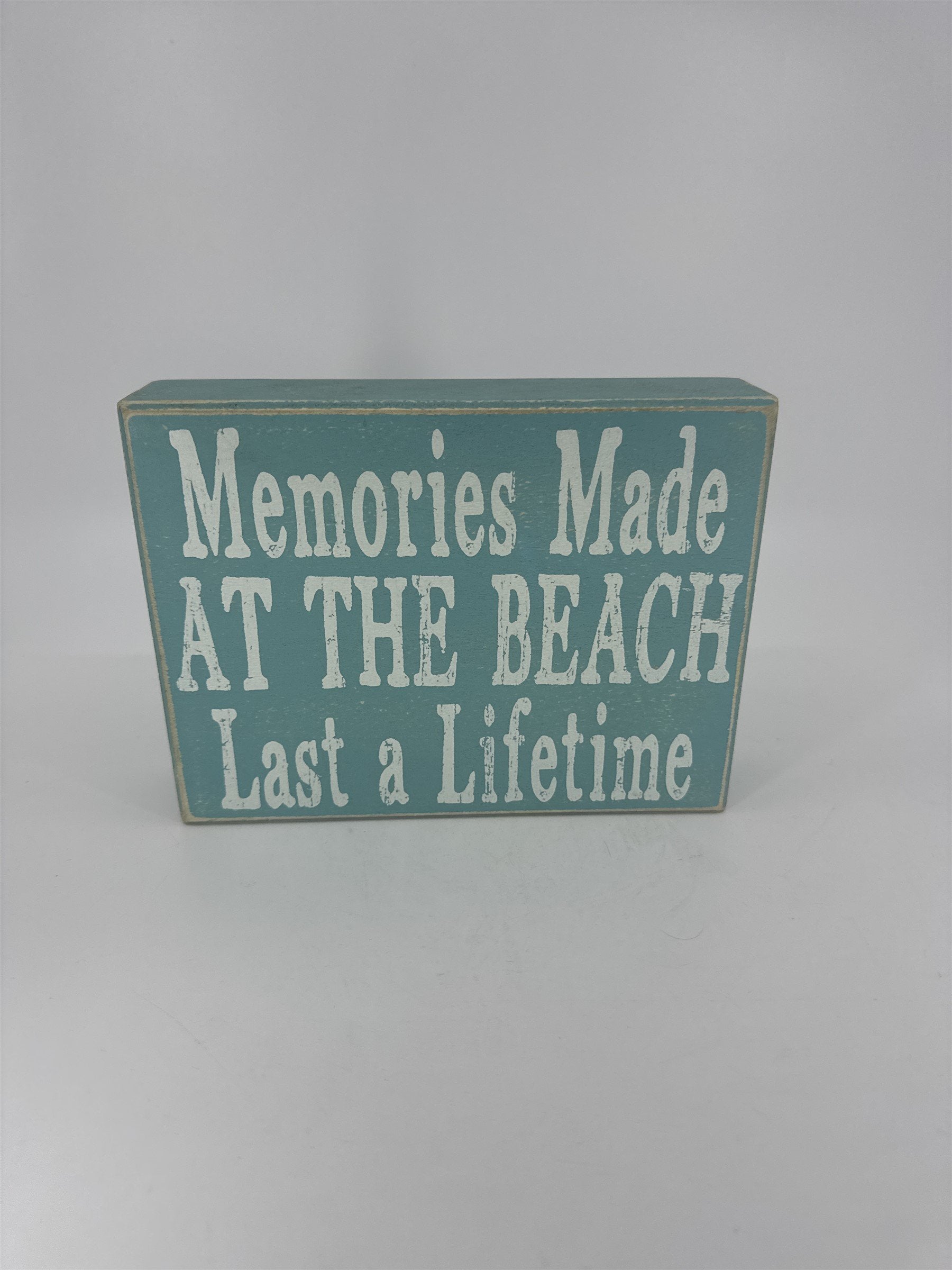 Wooden Beach Home Decor Sign Memories Made At The Beach Last a Lifetime
