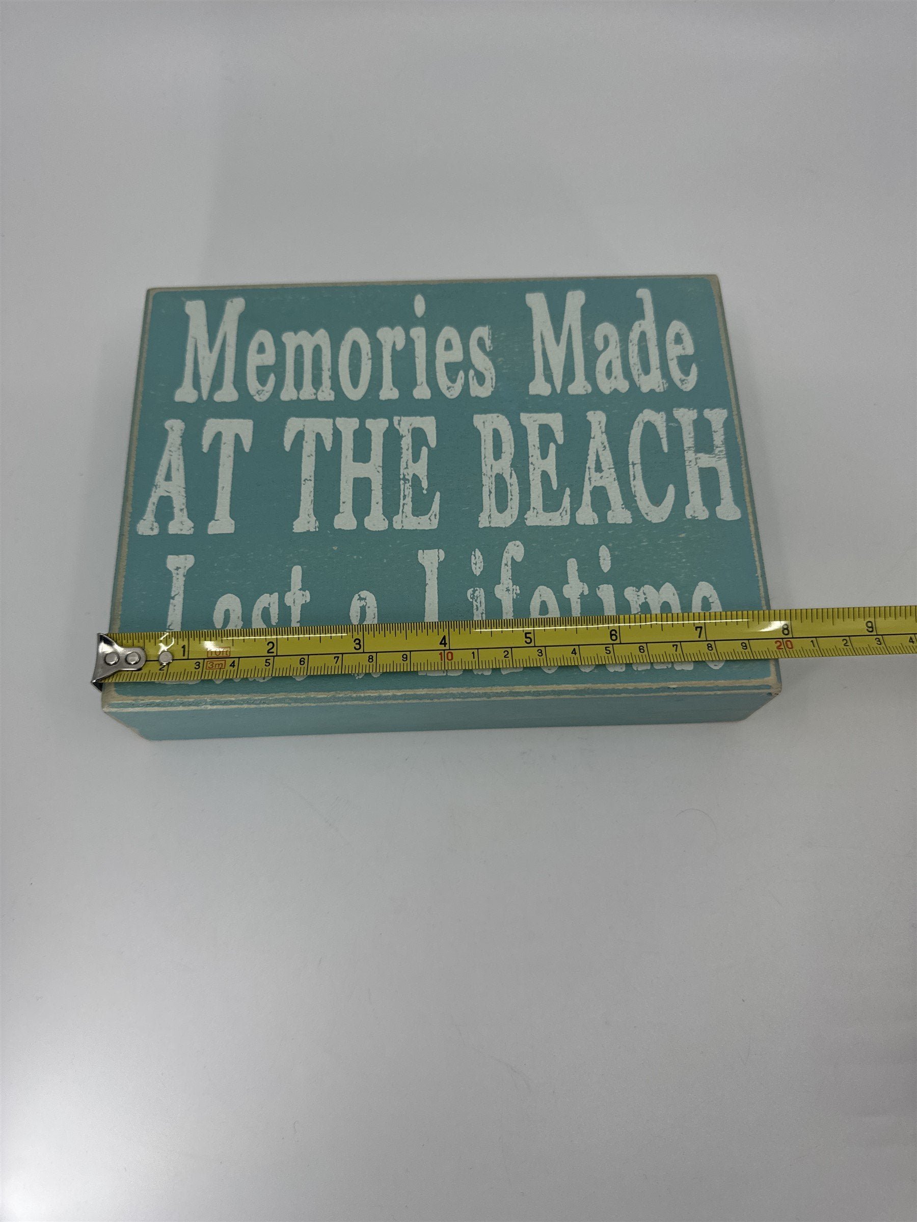 Wooden Beach Home Decor Sign Memories Made At The Beach Last a Lifetime
