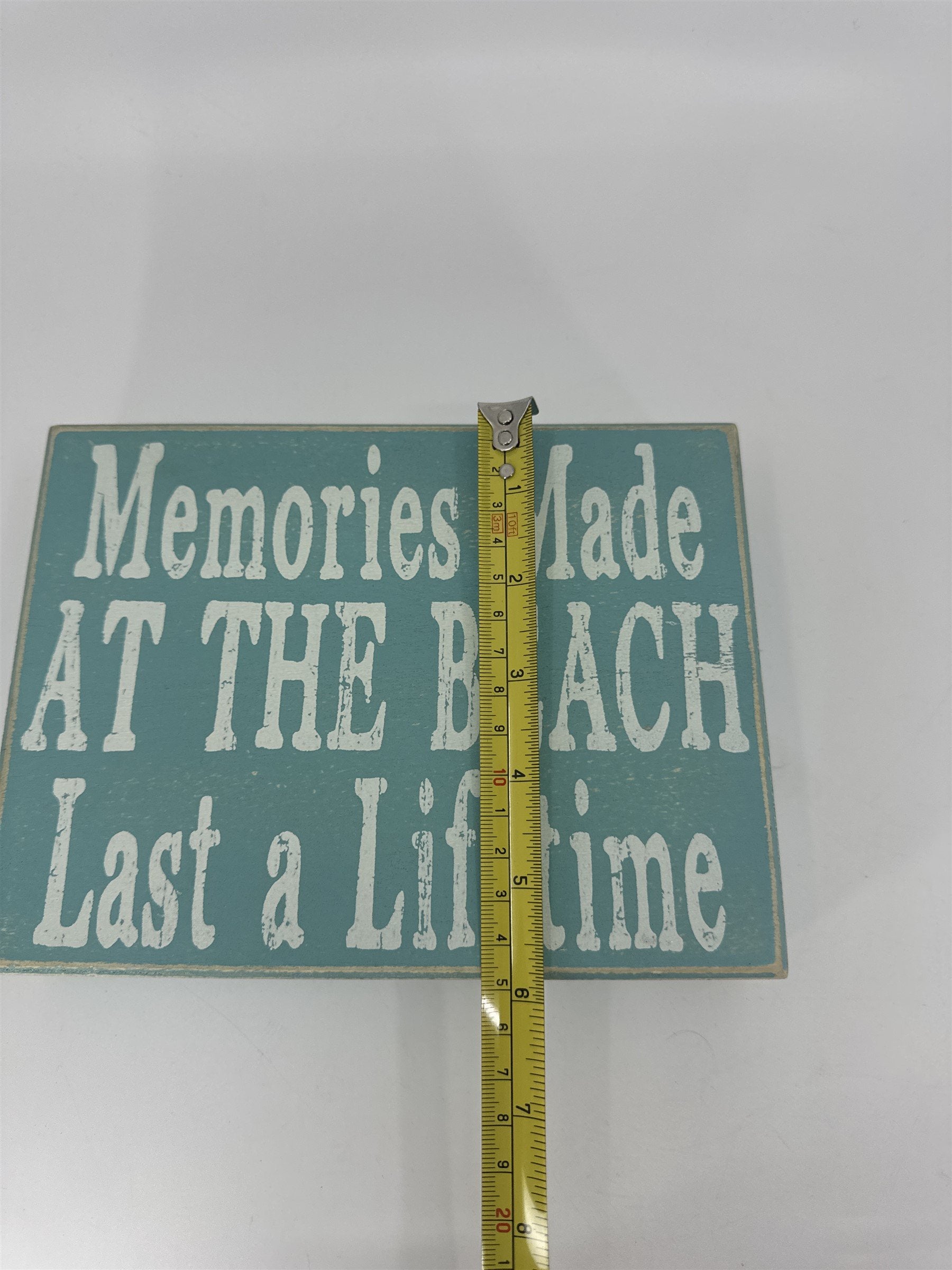 Wooden Beach Home Decor Sign Memories Made At The Beach Last a Lifetime