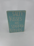 Wooden Beach Home Decor Sign Blue Salty Kisses and Starfish Wishes