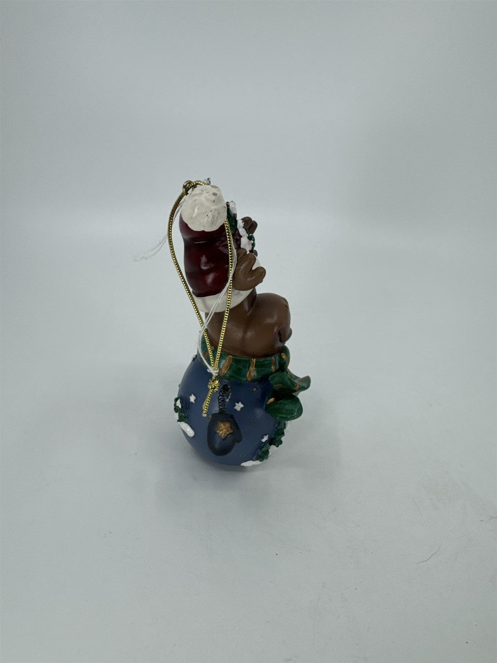 Home Interiors and Gifts Vintage 2002 Let's Celebrate Christmas Moose Ornament