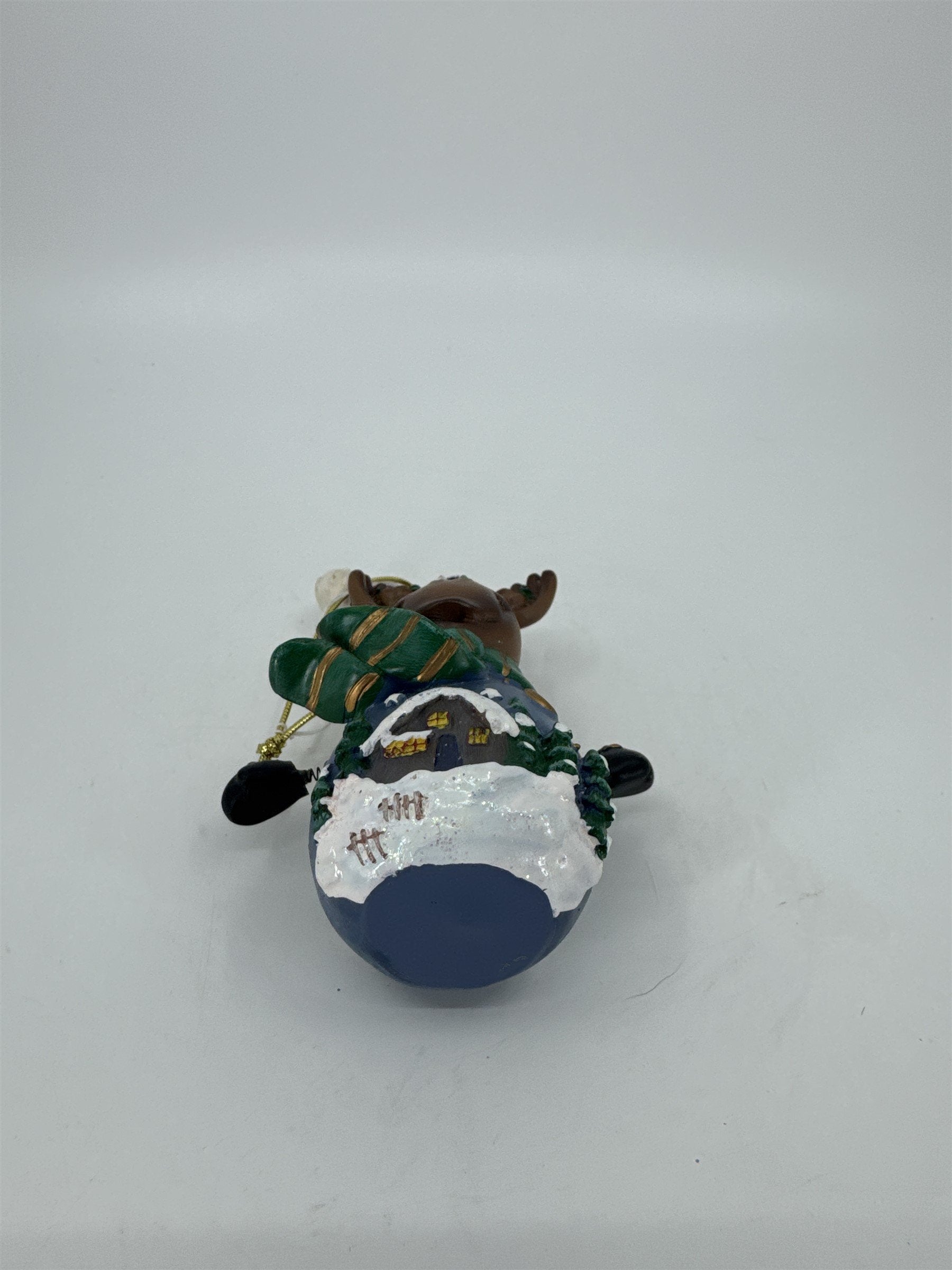 Home Interiors and Gifts Vintage 2002 Let's Celebrate Christmas Moose Ornament